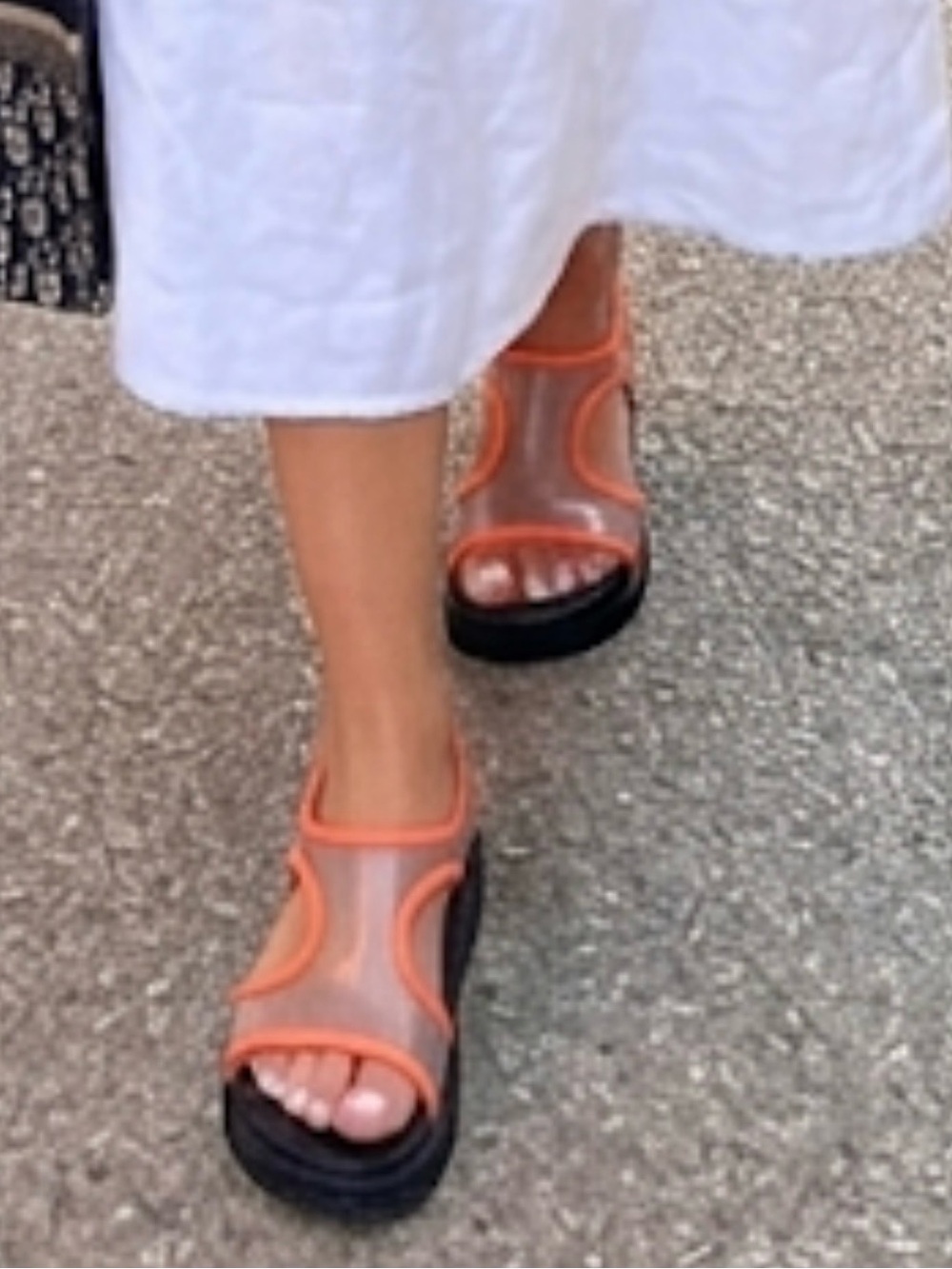 Melissa Bikini Platform Sandals Jelly CLEAR Y2K Sandal